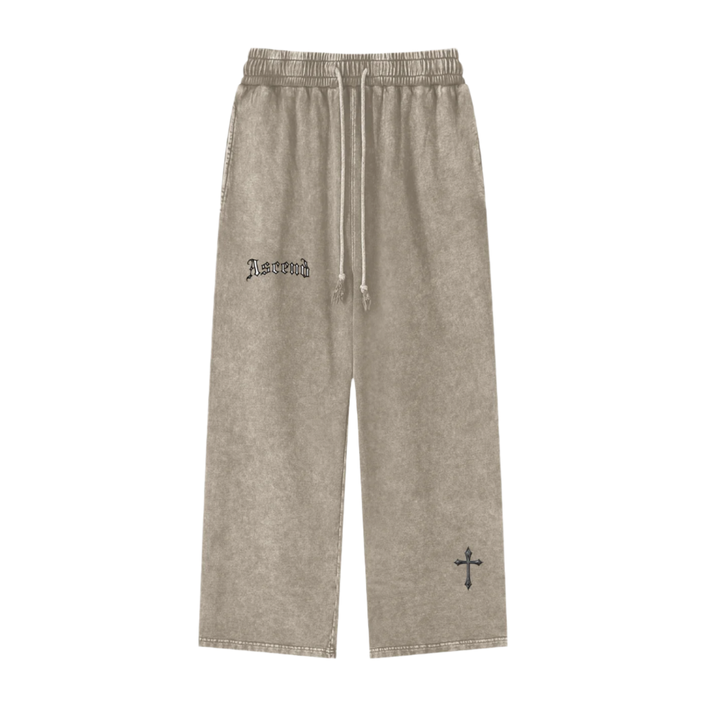 Soldier Of God | Acid Wash Straight Leg Sweats