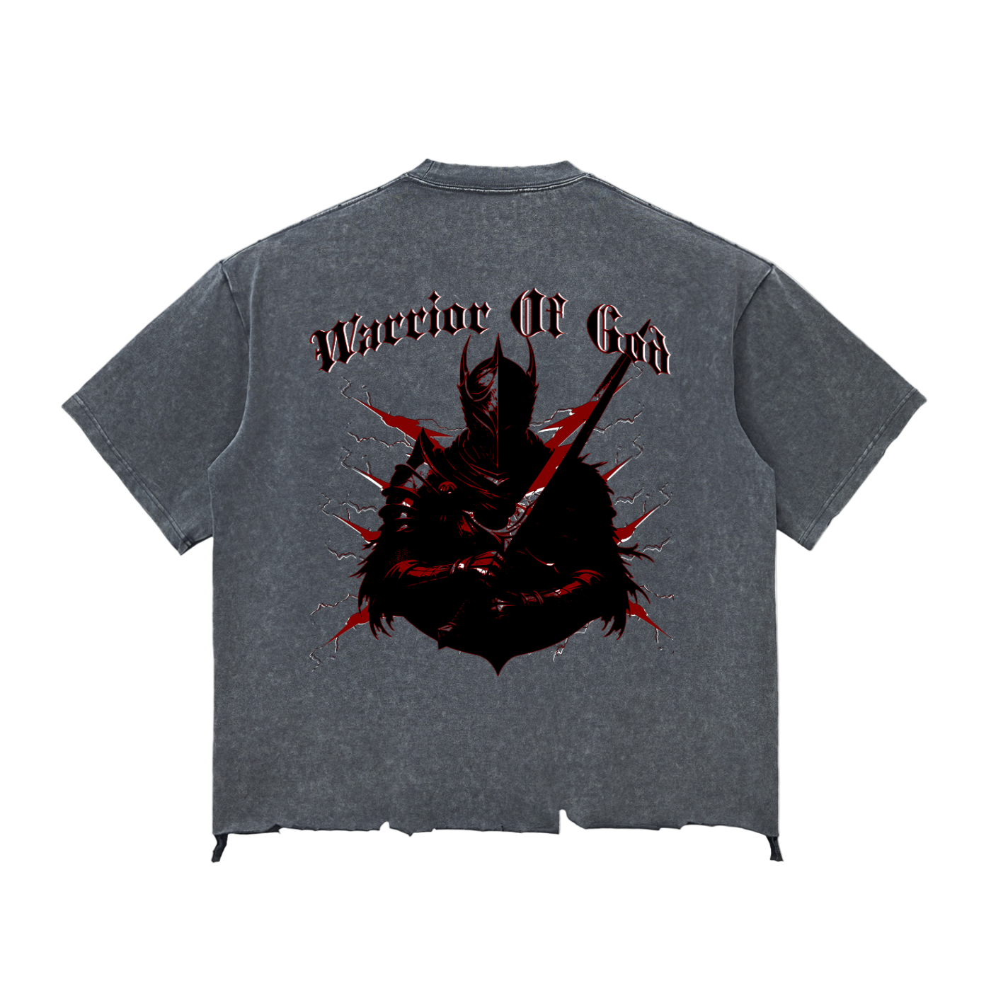 Warrior of God Snow Wash Boxy T-shirt
