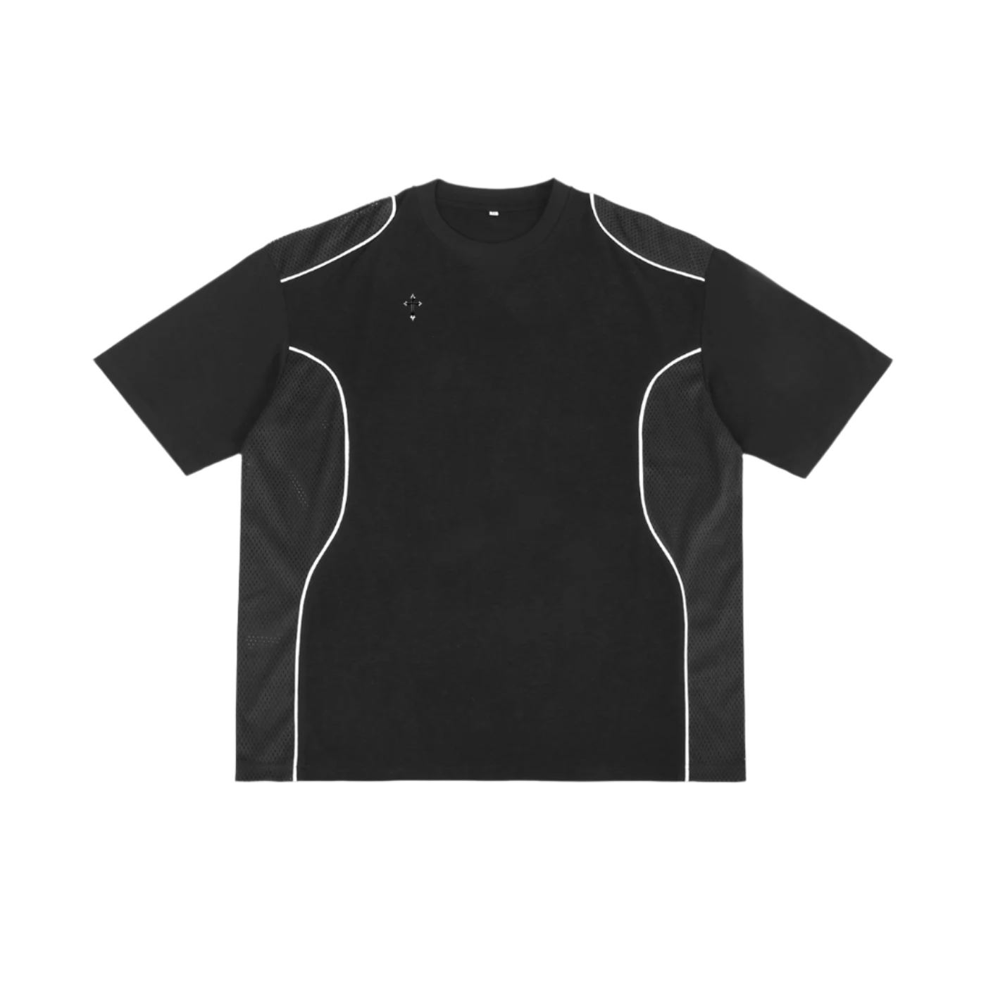 Contrast Piped Panel T-Shirt