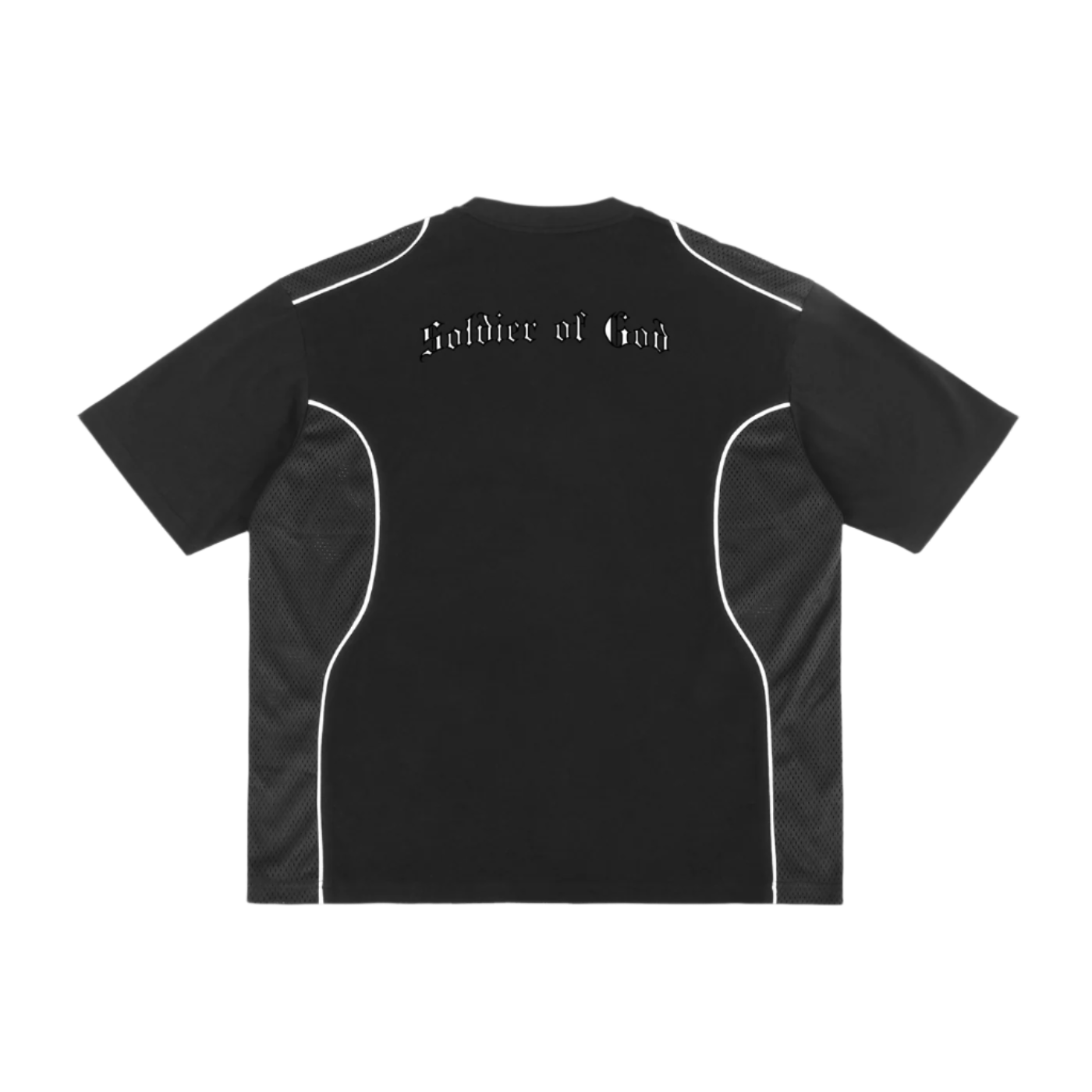 Contrast Piped Panel T-Shirt