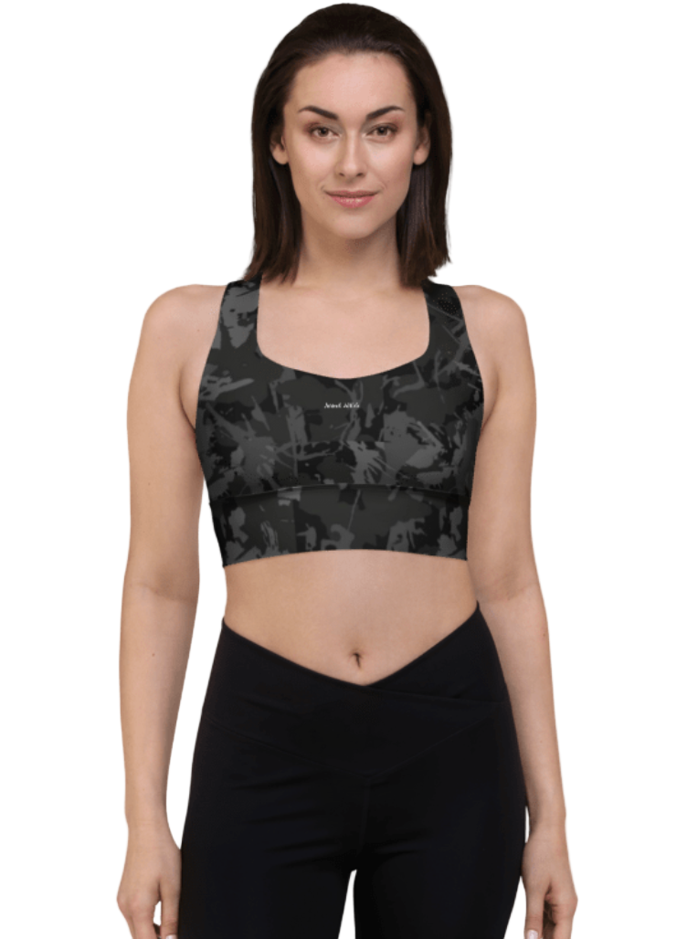 Dark Camo Sports Bra