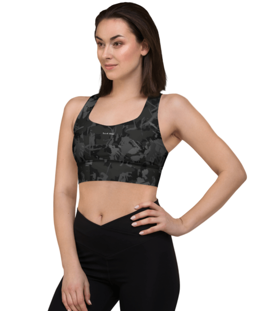 Dark Camo Sports Bra