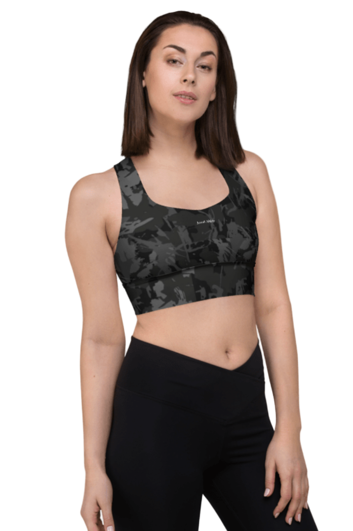Dark Camo Sports Bra