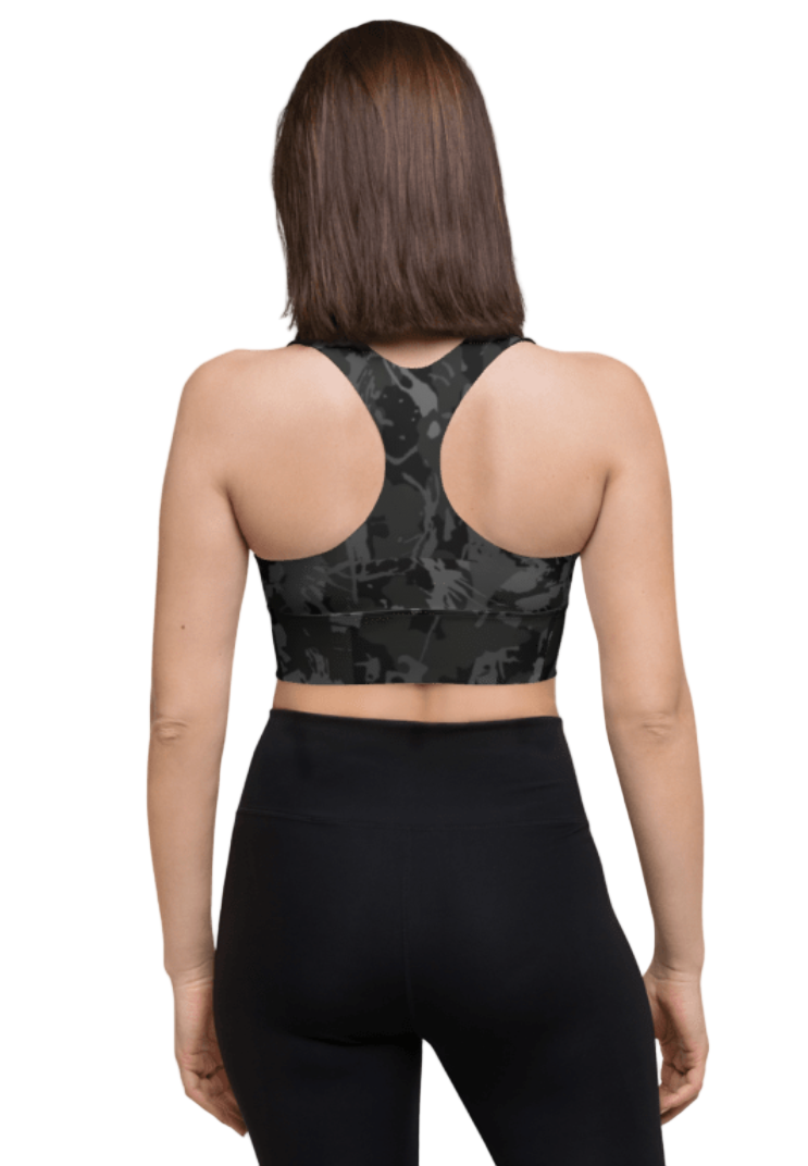Dark Camo Sports Bra