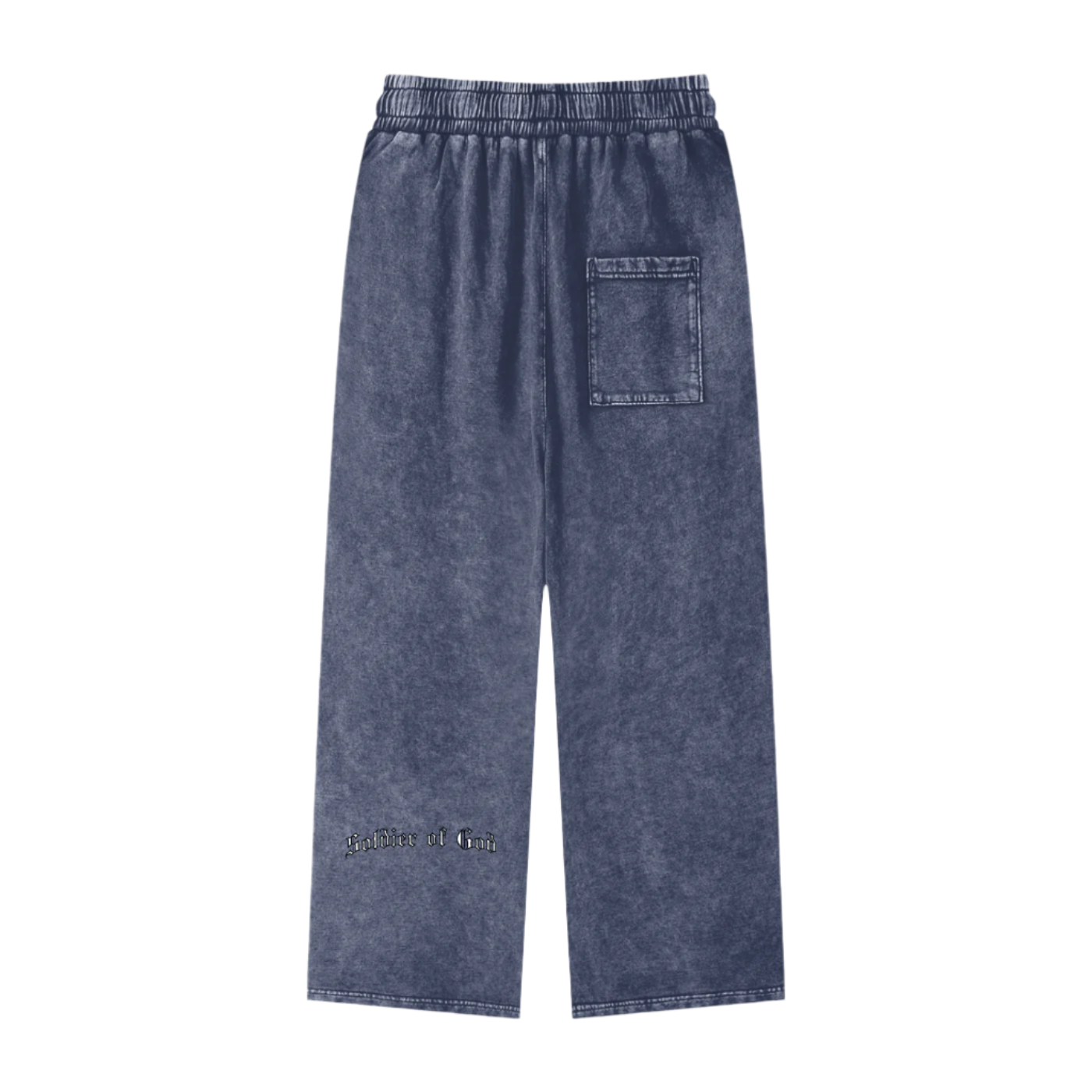 Soldier Of God | Acid Wash Straight Leg Sweats