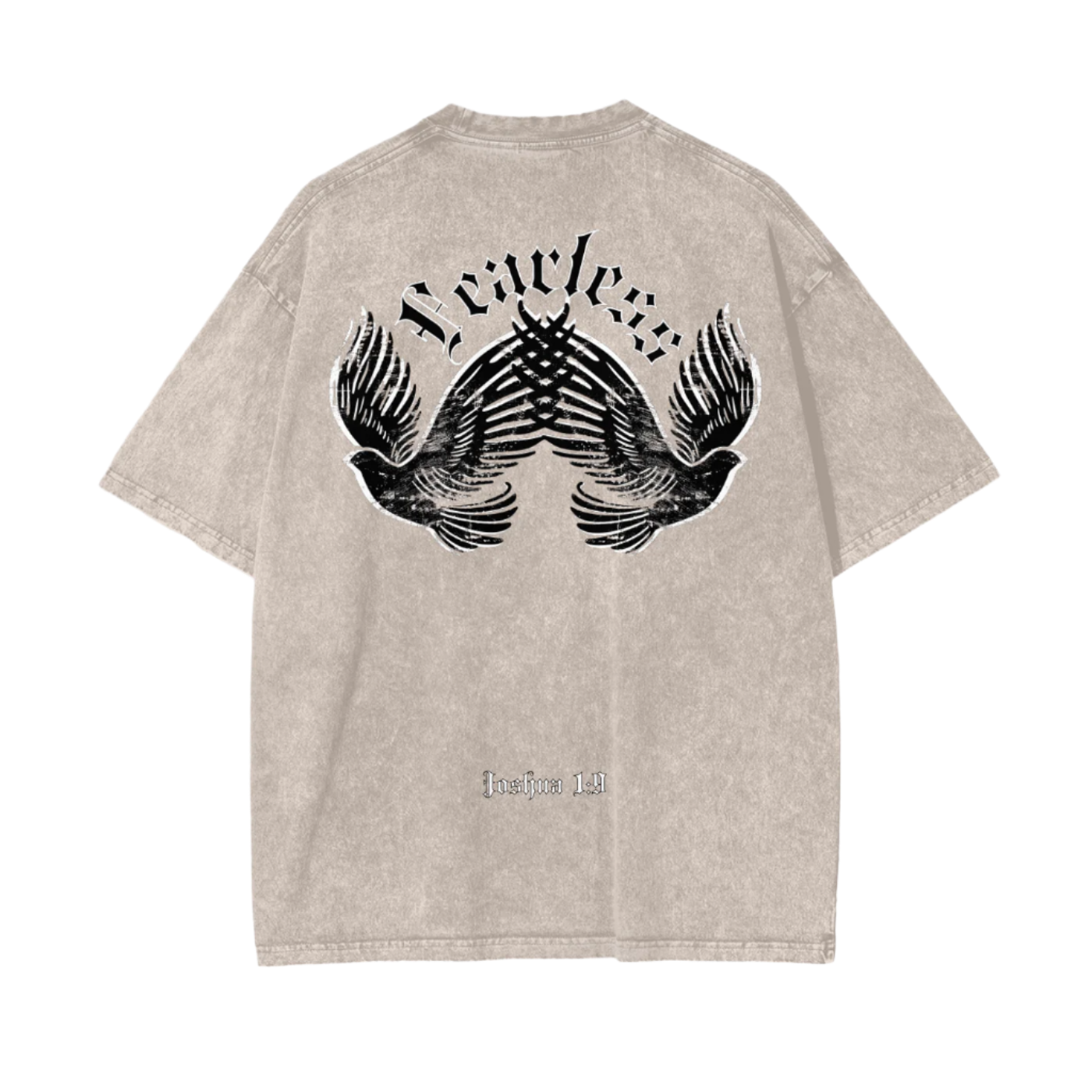 Fearless | Oversize Snow Washed T-Shirt