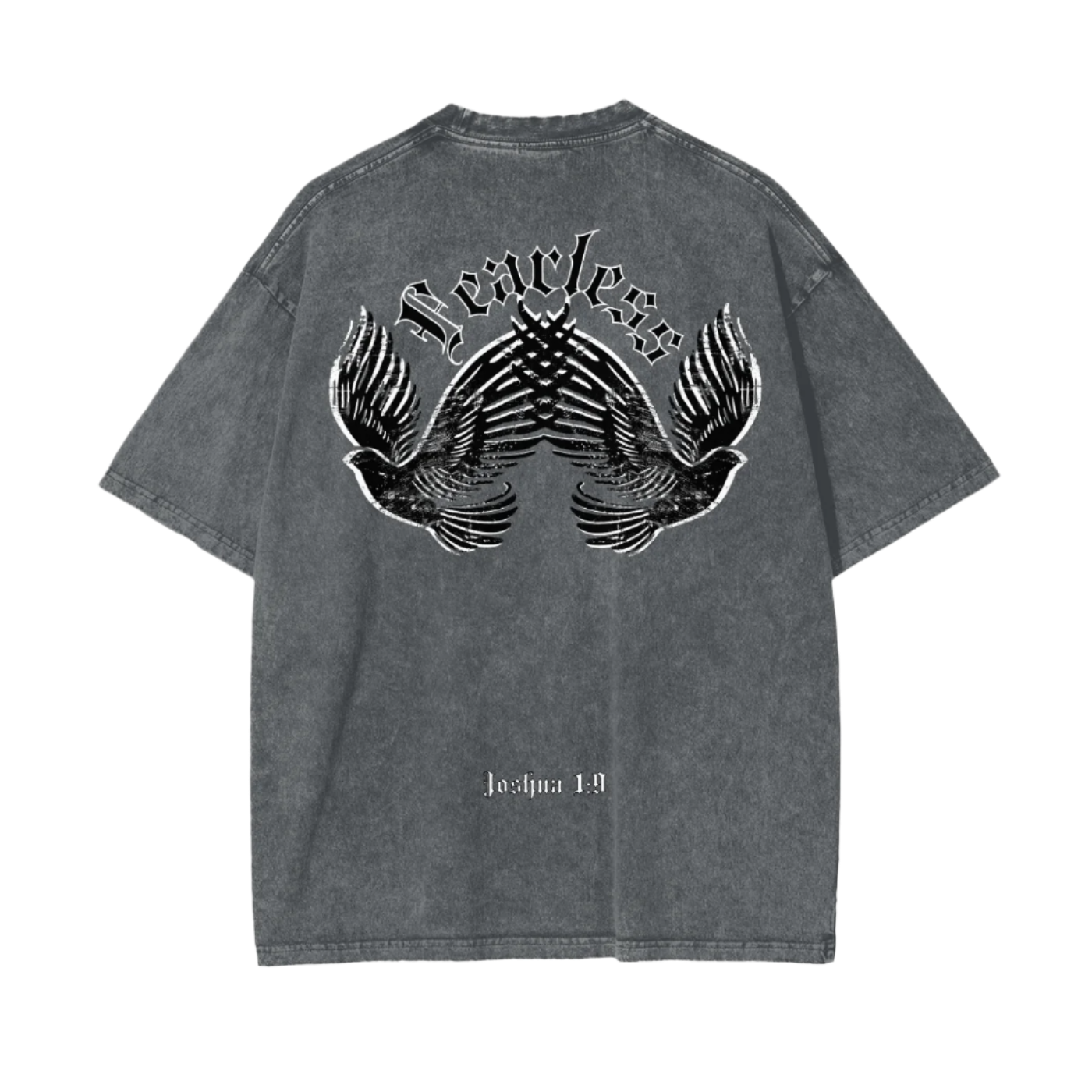 Fearless | Oversize Snow Washed T-Shirt