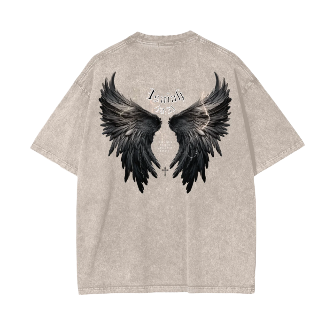 Isaiah 40:31 | Oversize Snow Washed T-Shirt