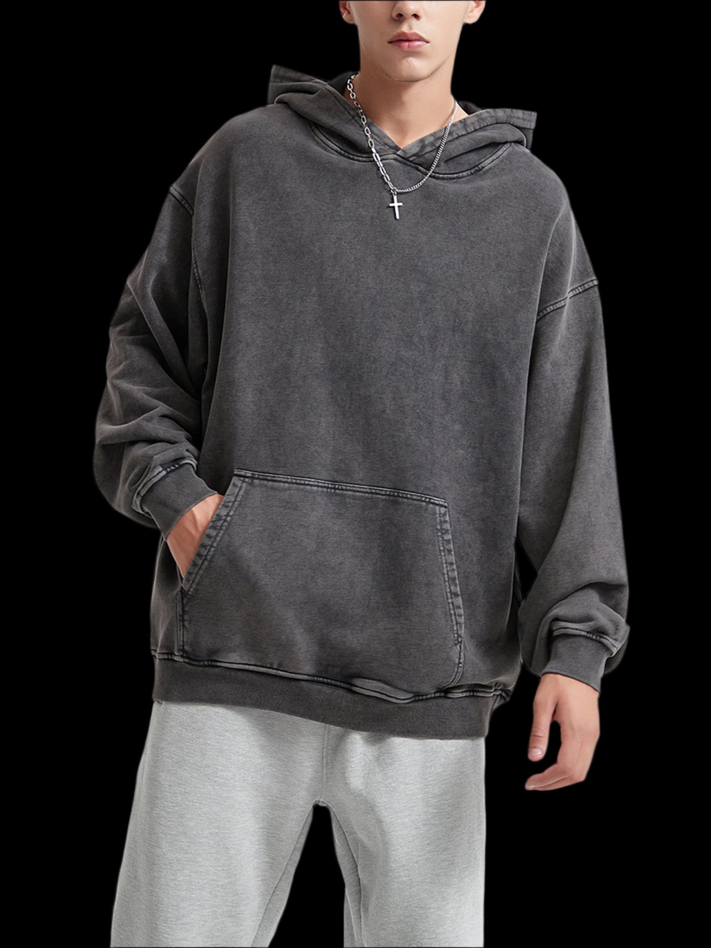 Isaiah 40:31 | Acid Wash Oversize Hoodie