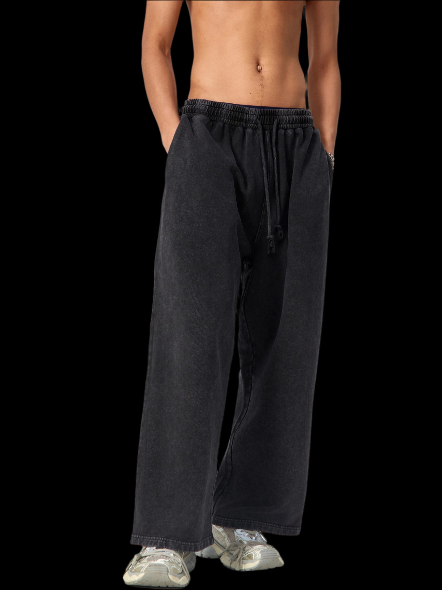 Soldier Of God | Acid Wash Straight Leg Sweats