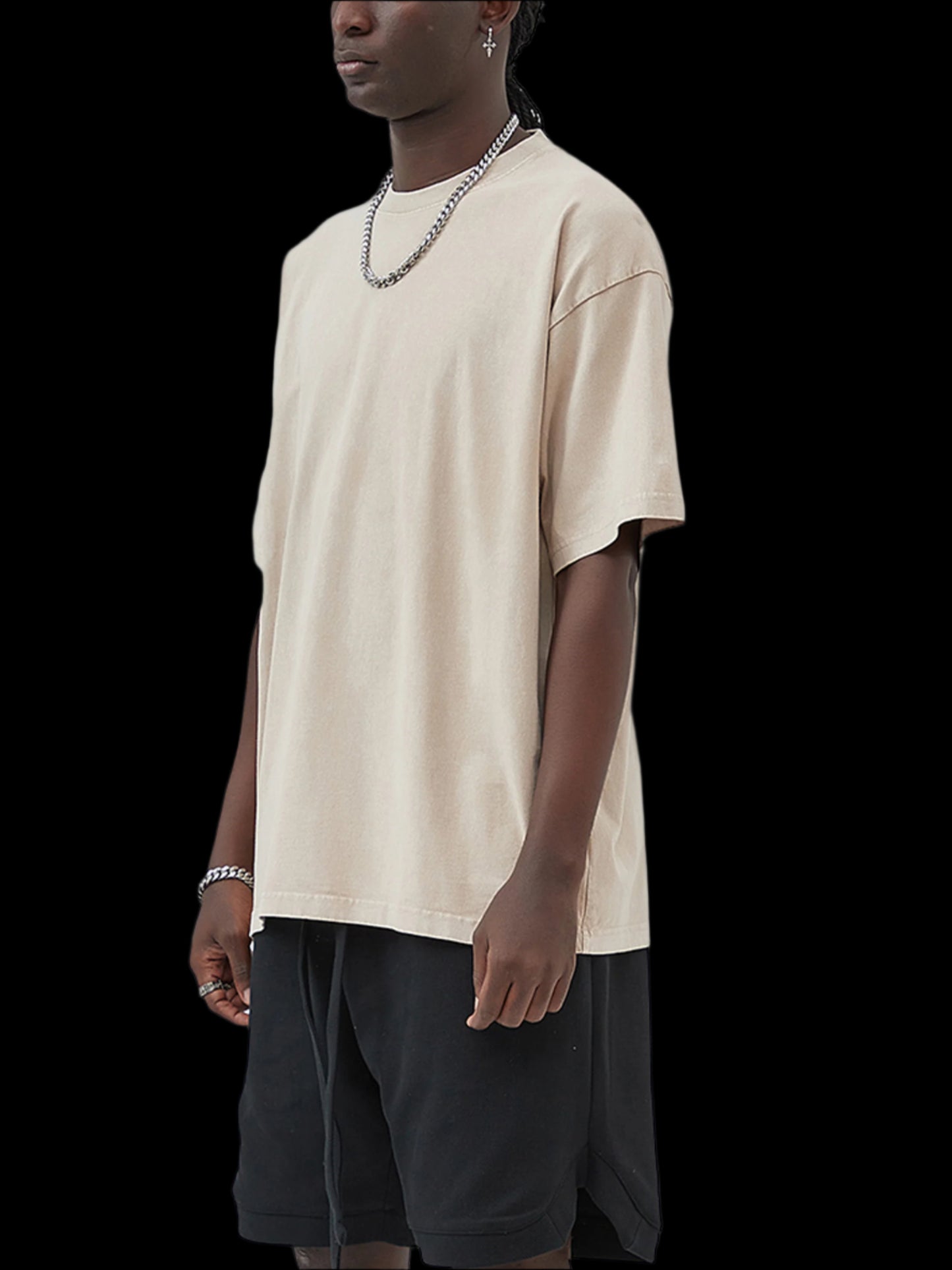 Gold Angel | Oversize Snow Wash T-Shirt