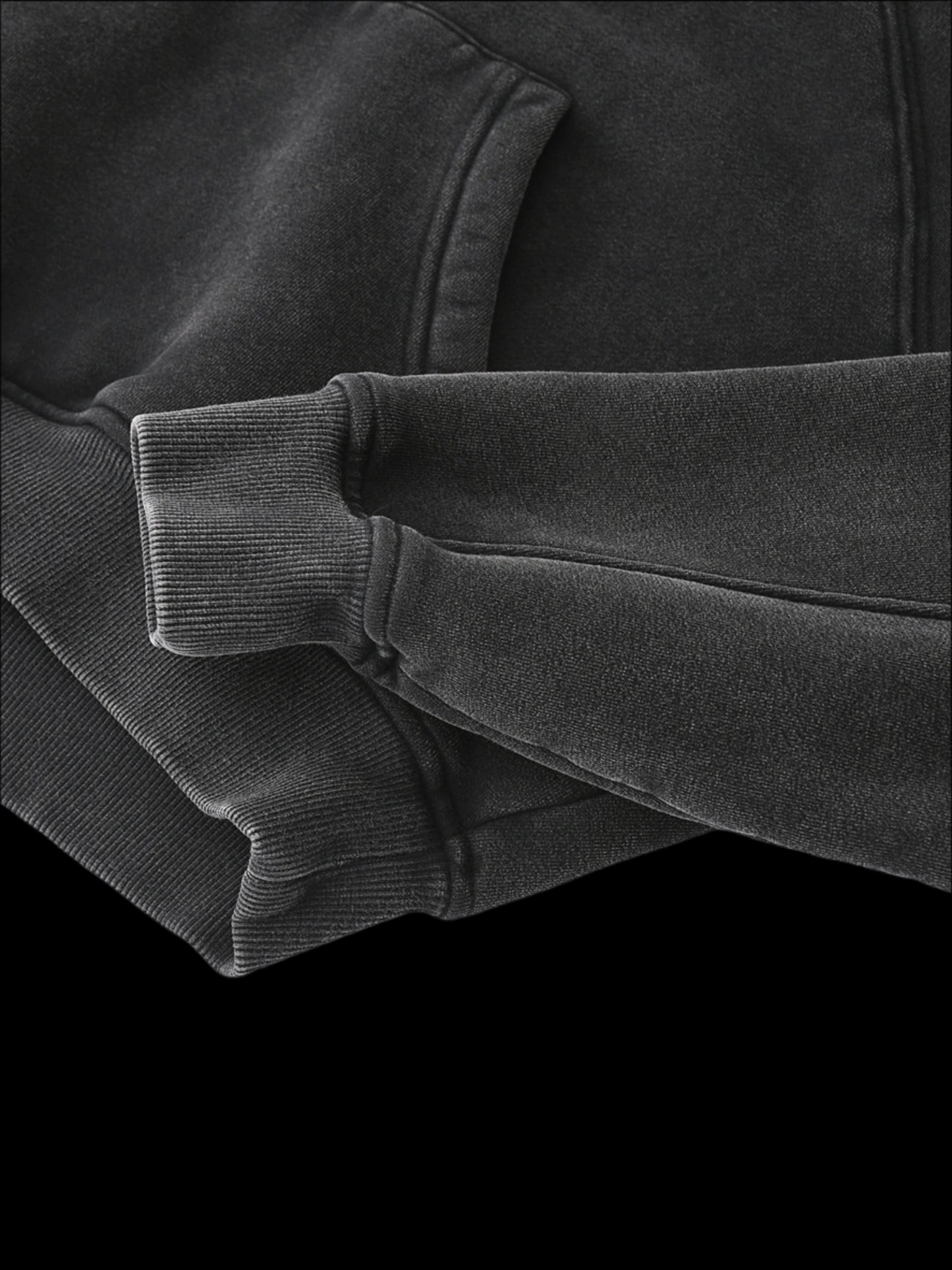 Deuteronomy 31:8 | Snow Washed Cropped Hoodie