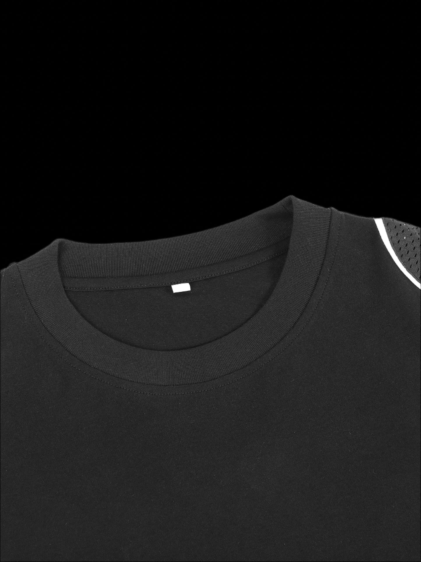 Contrast Piped Panel T-Shirt