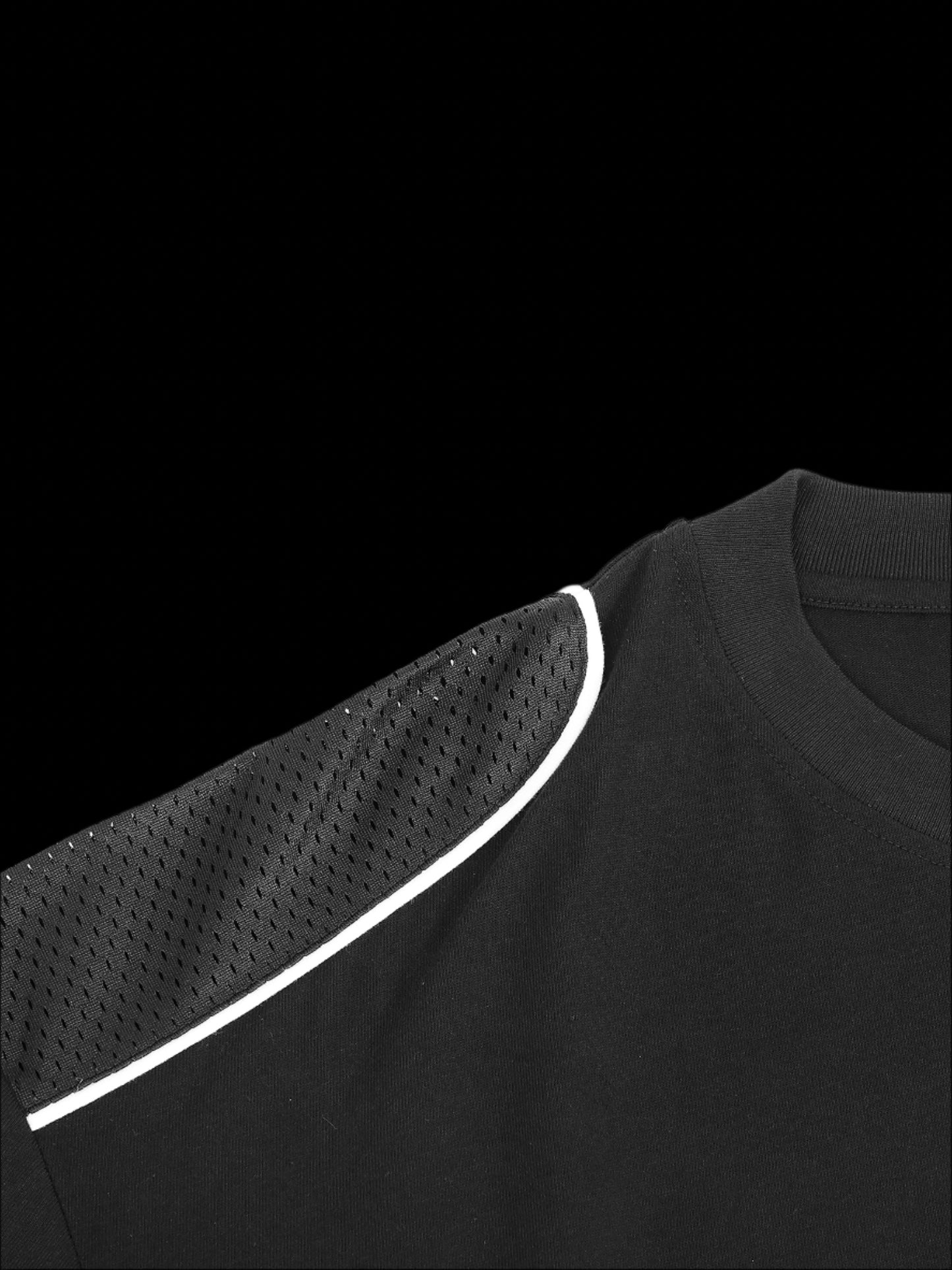 Contrast Piped Panel T-Shirt